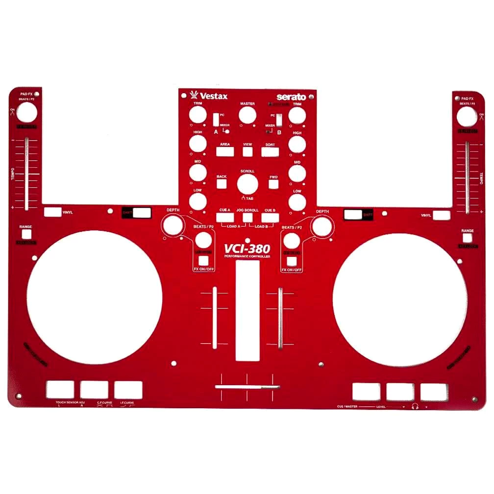 Vestax VCI 380 Faceplate